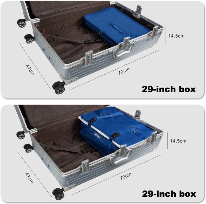Portable Hanging Travel Shelves Bag Packing Cube Organizer Suitcase Storage Large Capacity - Image 4